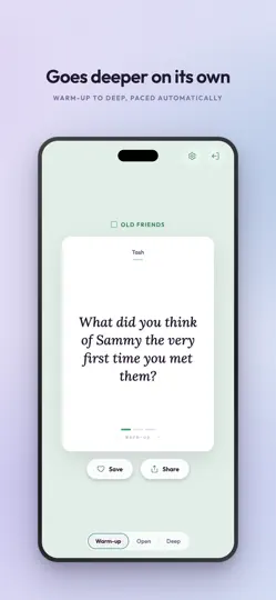 Screenshot von Unfurl: Conversation Starters auf dem iPhone 5