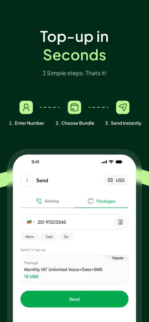 Remytel: Send Airtime, Package screenshot 2