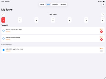 PomoTracker ipad screenshot 4