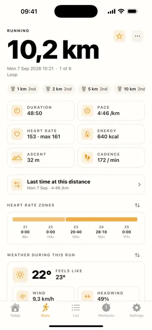 Loop – Run, Ride & Weather screenshot 2