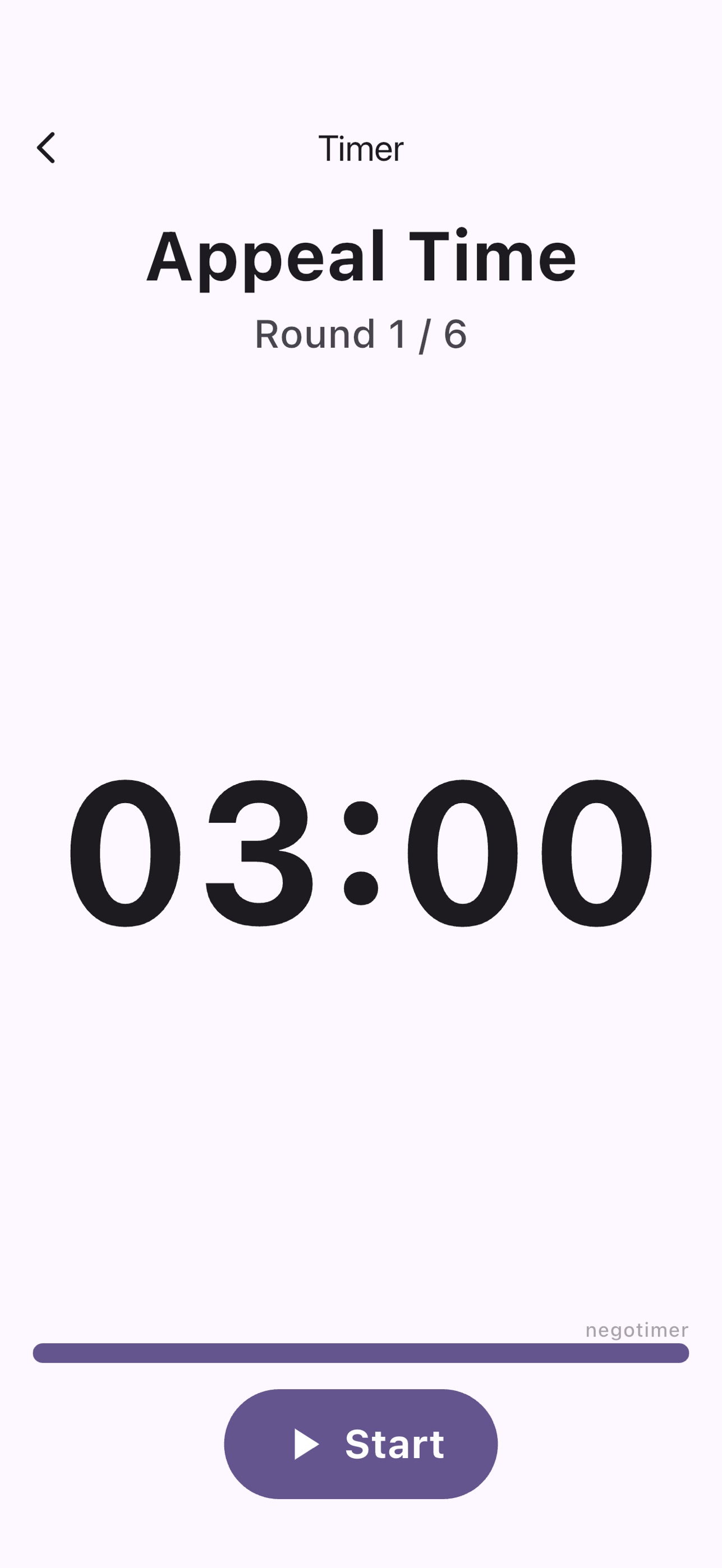 Screenshot 1 of negotimer