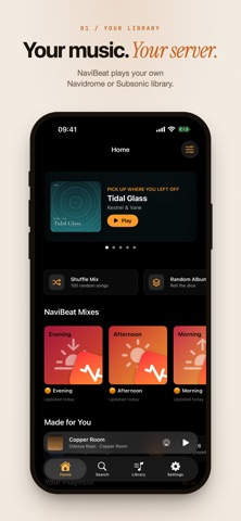 NaviBeat app screenshot