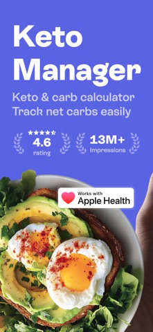 Keto Diet App: Keto Manager iPhone screenshot