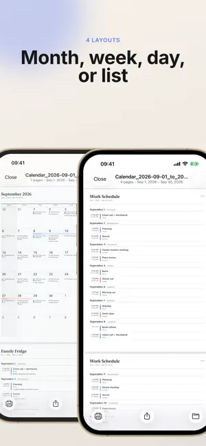 Print Calendar PDF & Planner screenshot 3