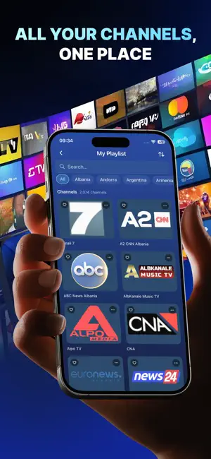 IPTV Player: M3U Playlist screenshot 1