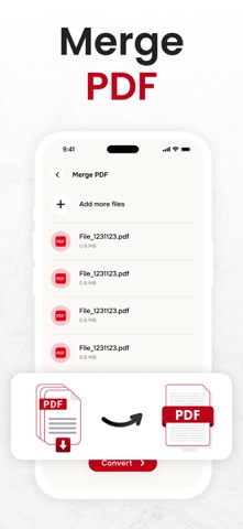 PDF Converter, Image to PDF iPhone screenshot