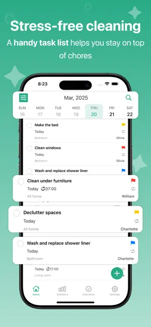 House cleaning checklist plans screenshot 1
