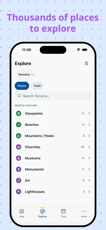 Offline Azores Map and Guide screenshot 3 of 7