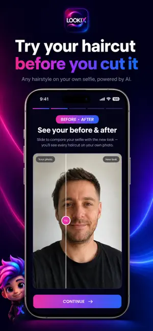 LOOKIX – AI Hairstyle Try-On screenshot 1