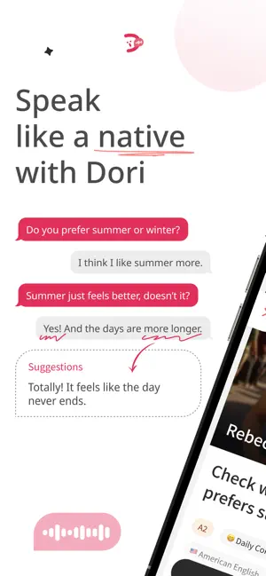 Dori Speak AI English Learning screenshot 1
