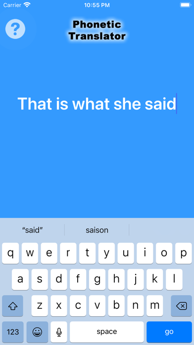 Phonetic Translator Screenshot