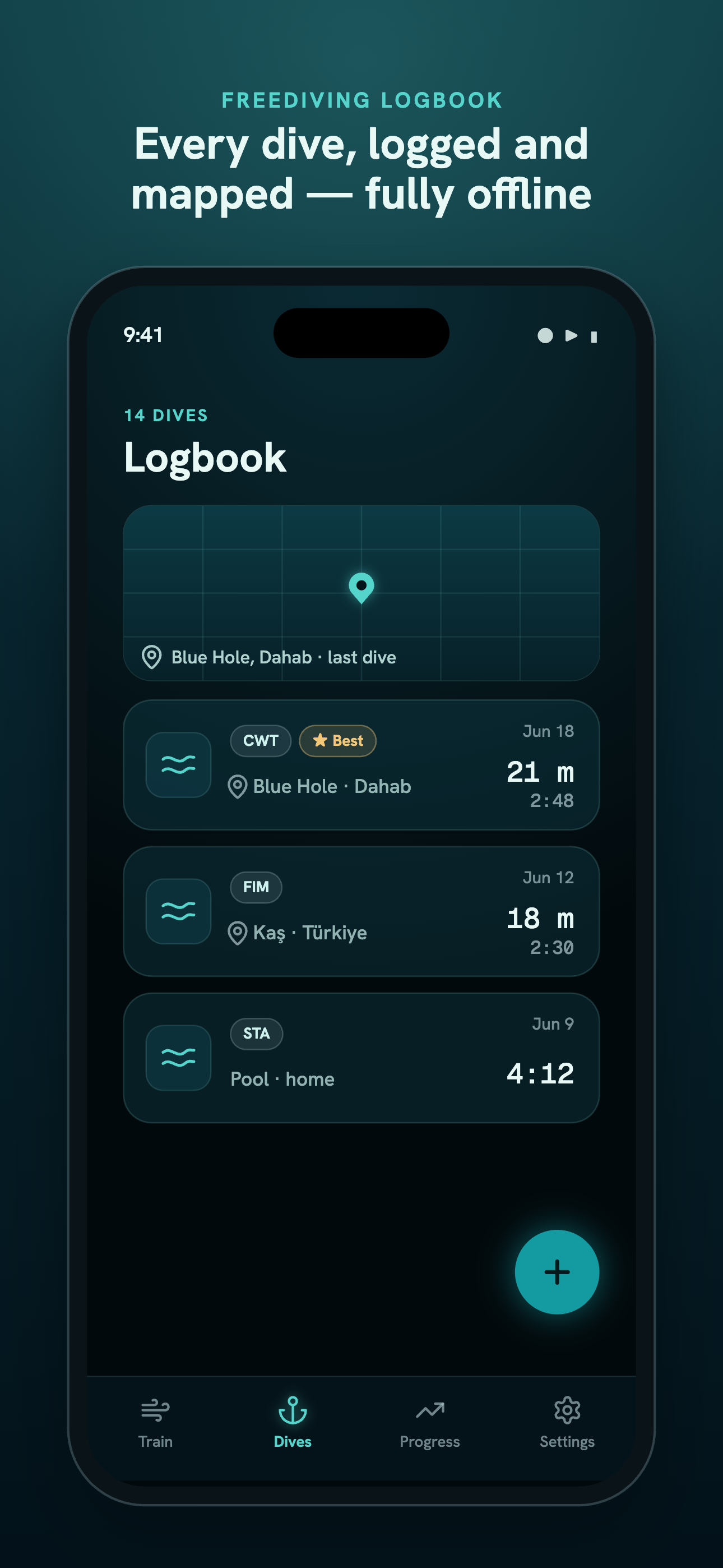 Deepline: Apnea & Freedive screenshot 3
