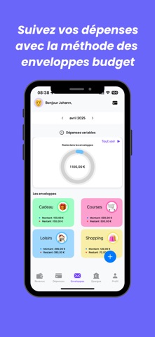 Finzee - Budget planner iPhone screenshot 2