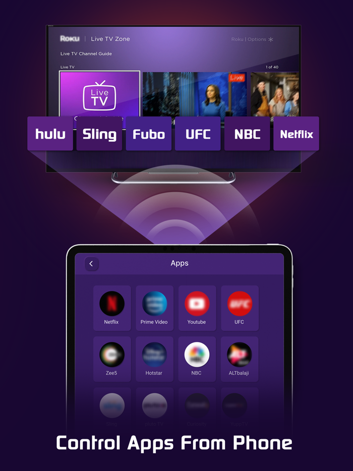 Smart TV Remote by Purple