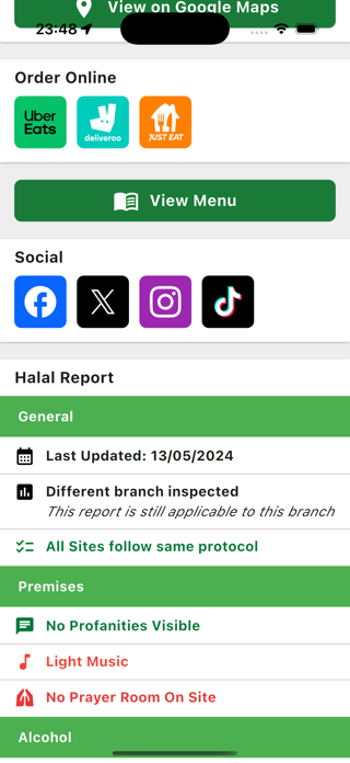 Halal Friendly List Screenshot 3 of 5