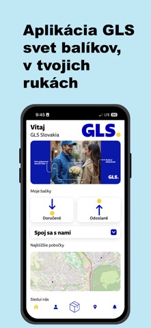 GLS Slovakia App Store preview screenshot 1