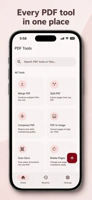 PDF Merger & PDF Splitter screenshot 1