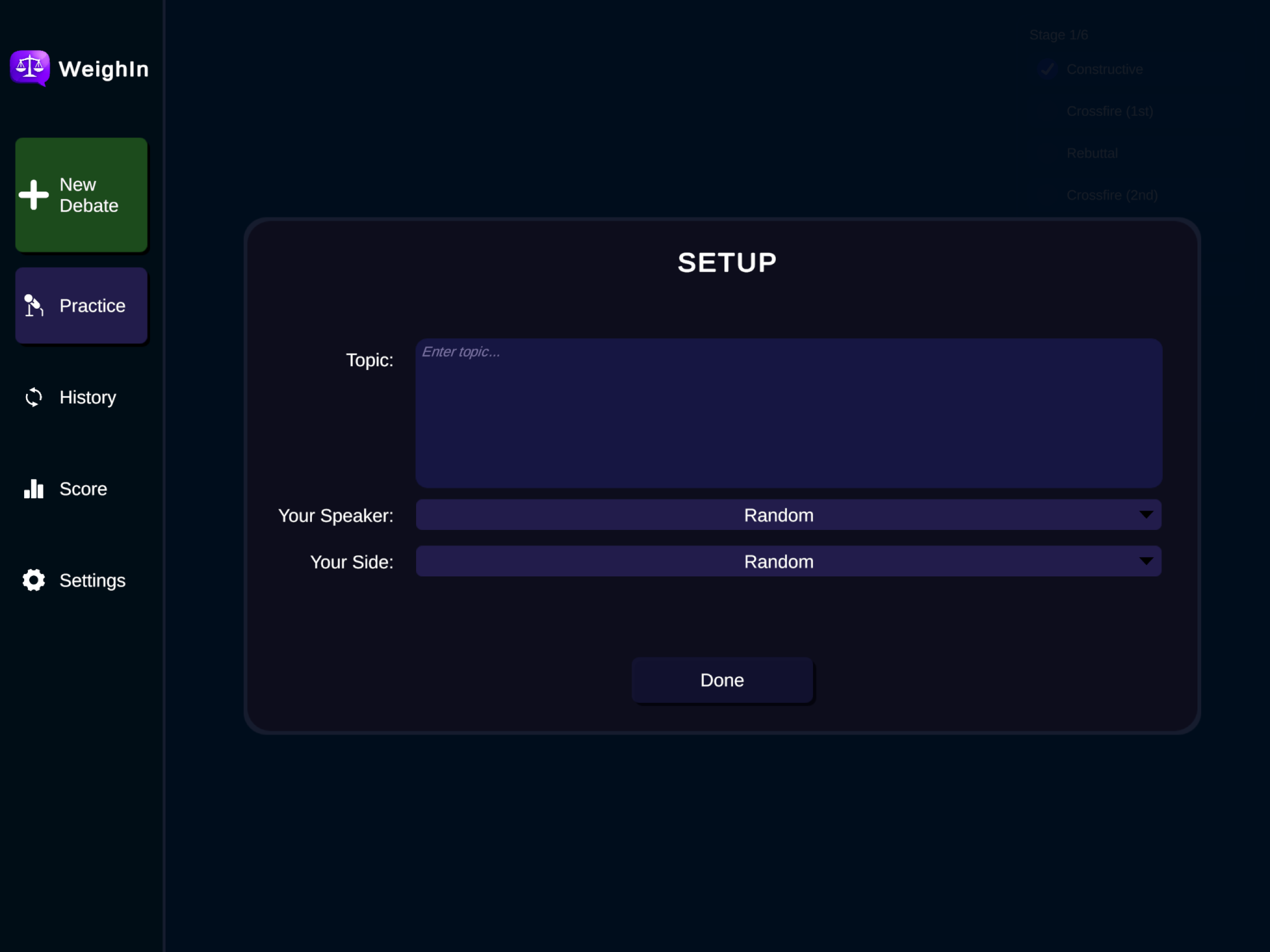 WeighIn Debate screenshot 3