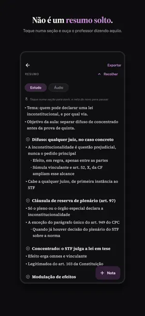Grifo: Gravar Aula e Estudar screenshot 2