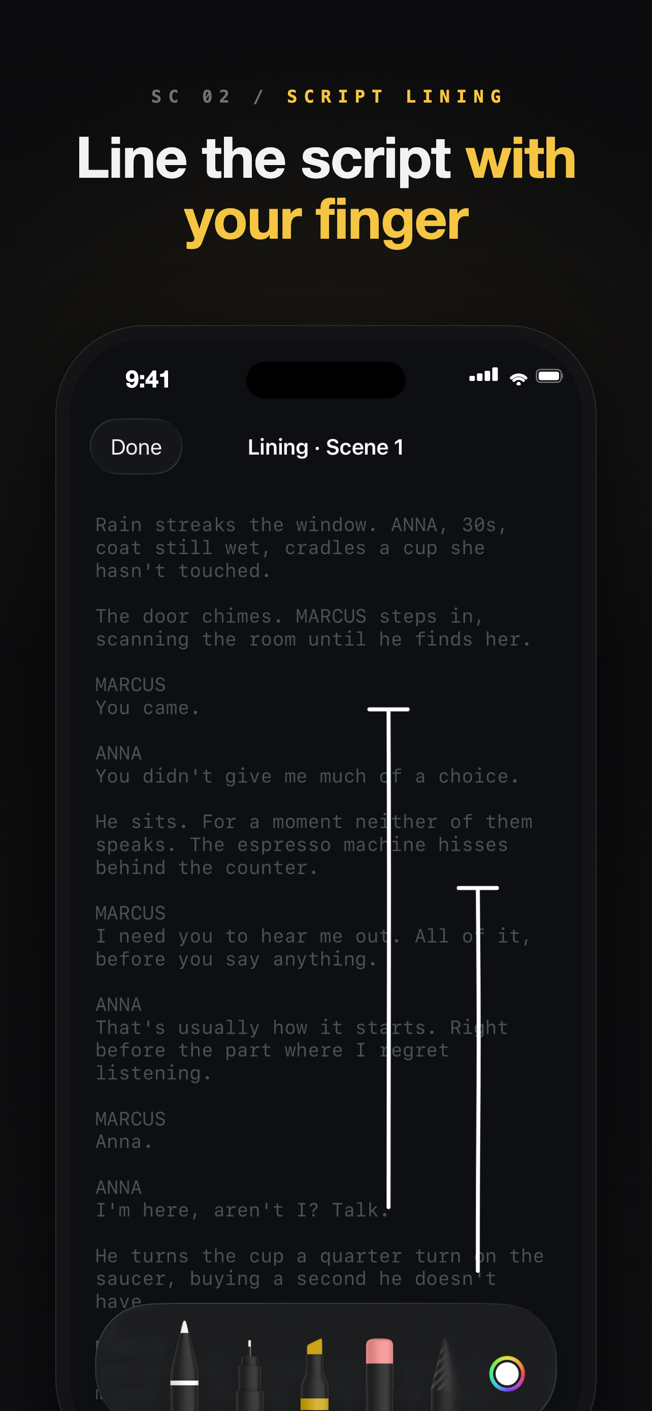Scripty: Script Supervisor screenshot 3