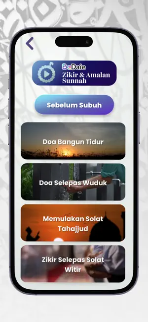 Bedaie: Zikir & Amalan Sunnah screenshot 4
