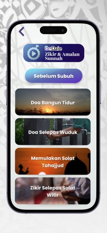 Bedaie: Zikir & Amalan Sunnah iPhone screenshot