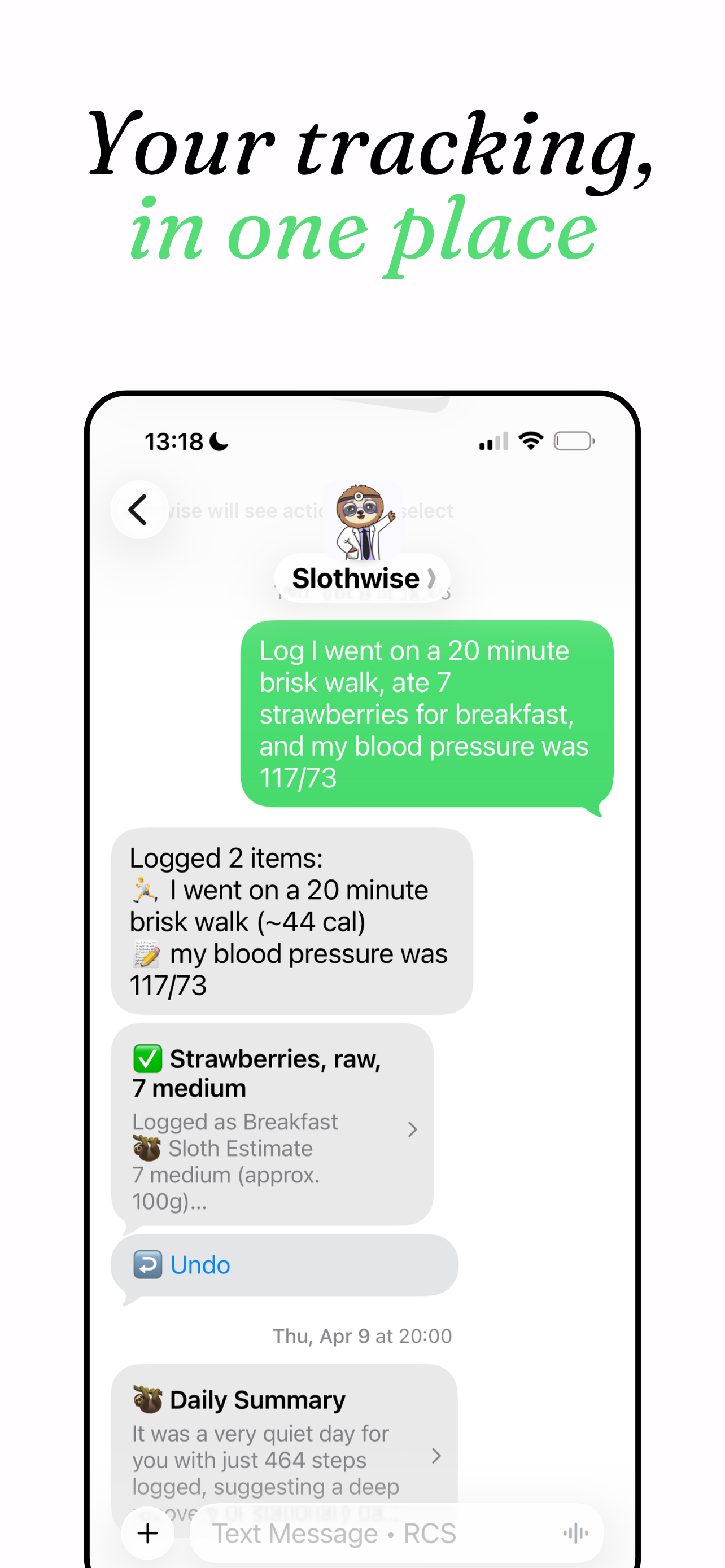Slothwise: the health partner