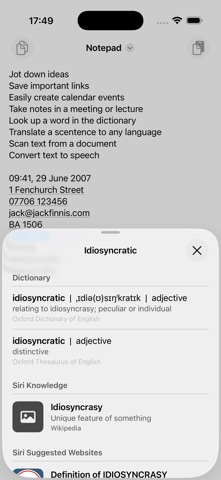 Simple Quick Notepad screenshot