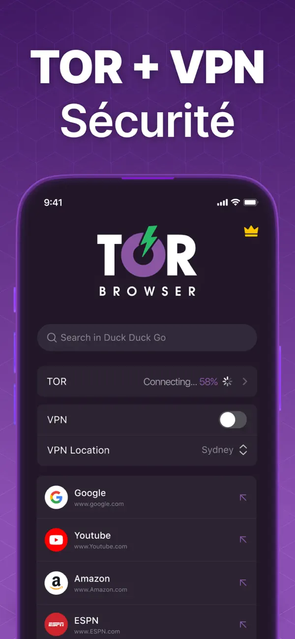 Screenshot #2 pour TOR Browser: Phantom