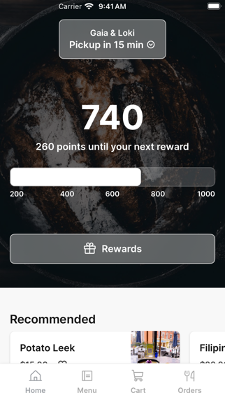 Gaia & Loki app screenshot