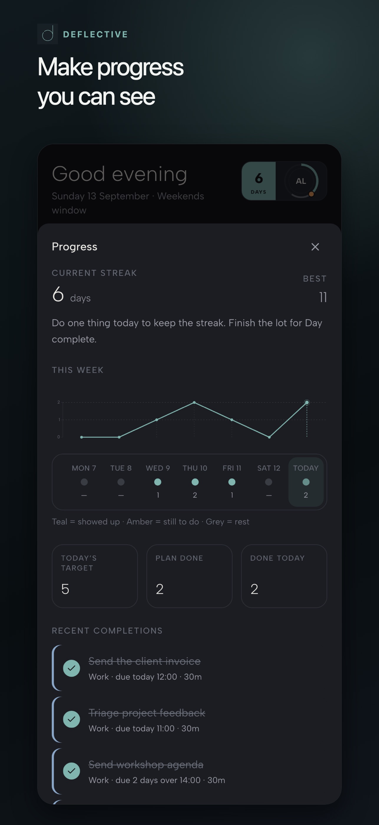 Screenshot 6 of AI Task Manager: Deflective