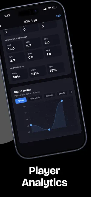 HoopSnap: Basketball Stats screenshot 4