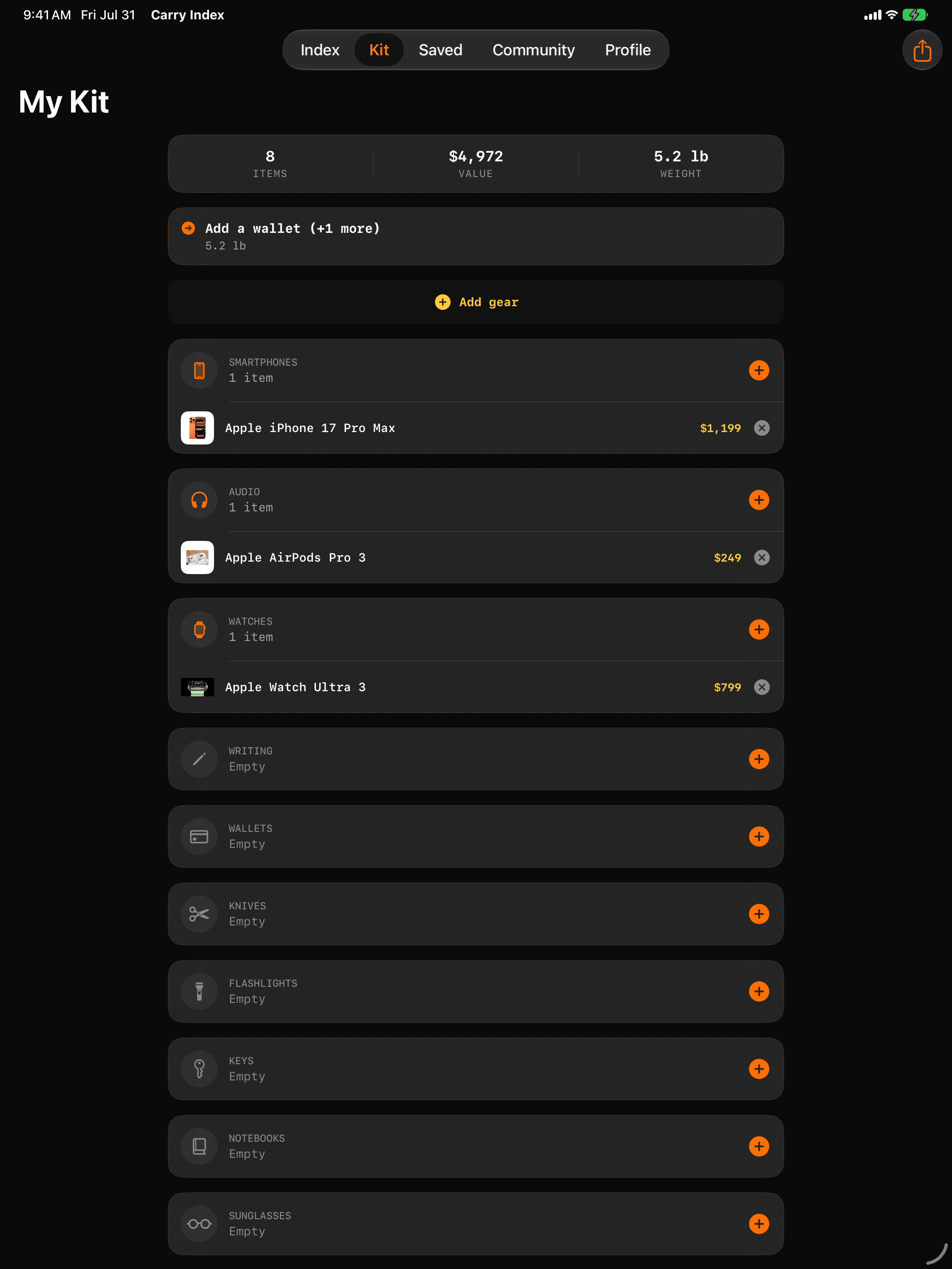 The Carry Index screenshot 5