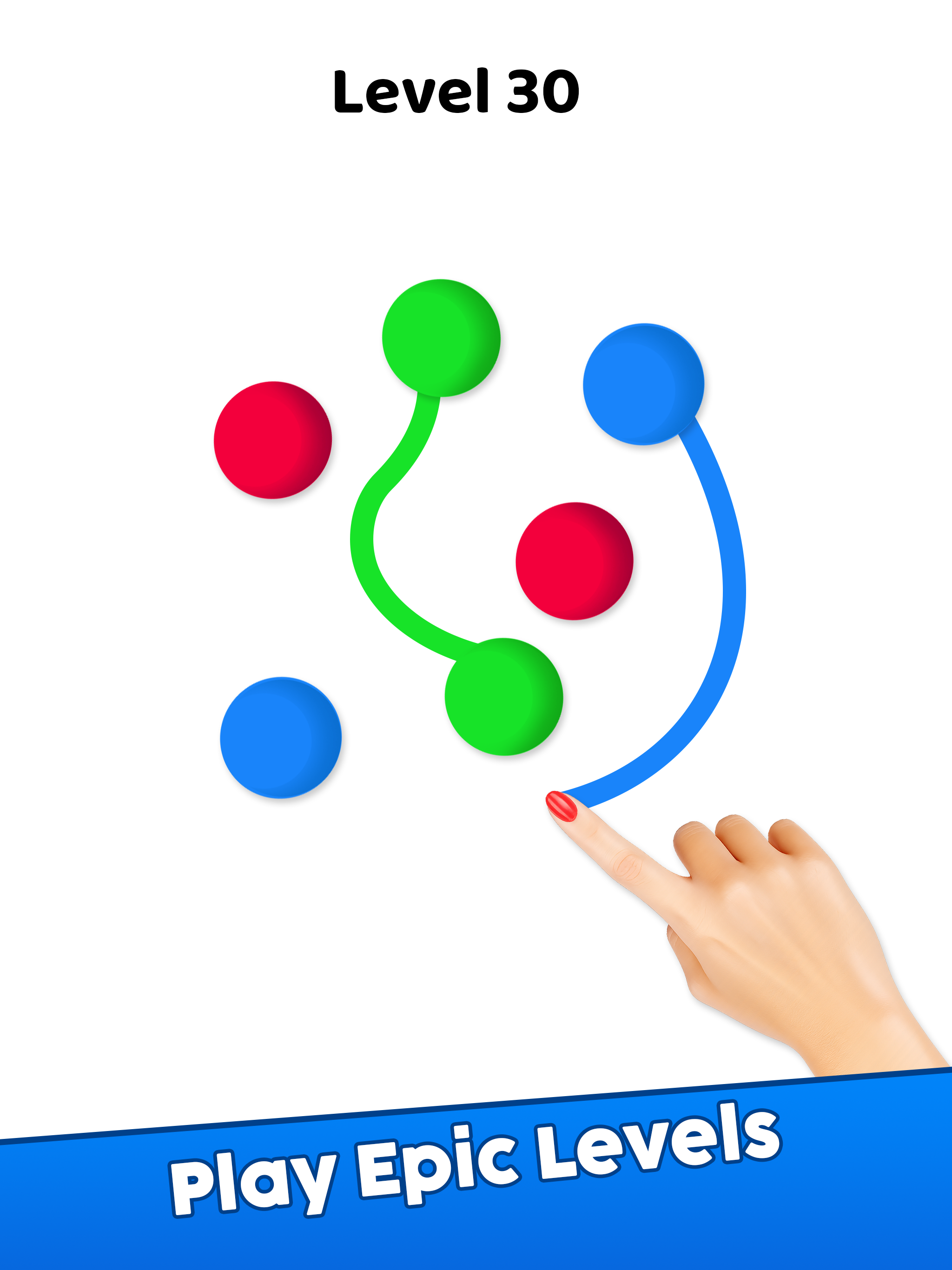 Connect Color Ball Puzzle Game