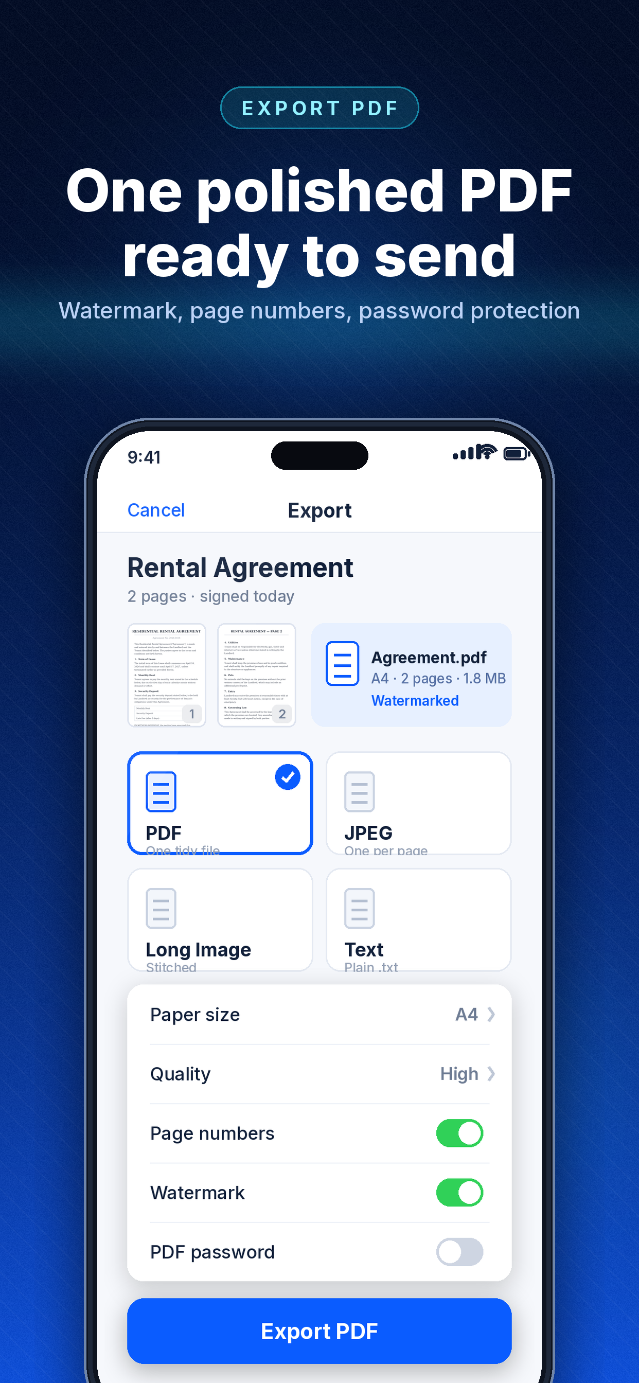 Scan & Sign PDF Scanner screenshot 4