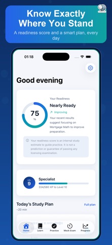 NMLS Mortgage Exam Coach by CS iPhone screenshot