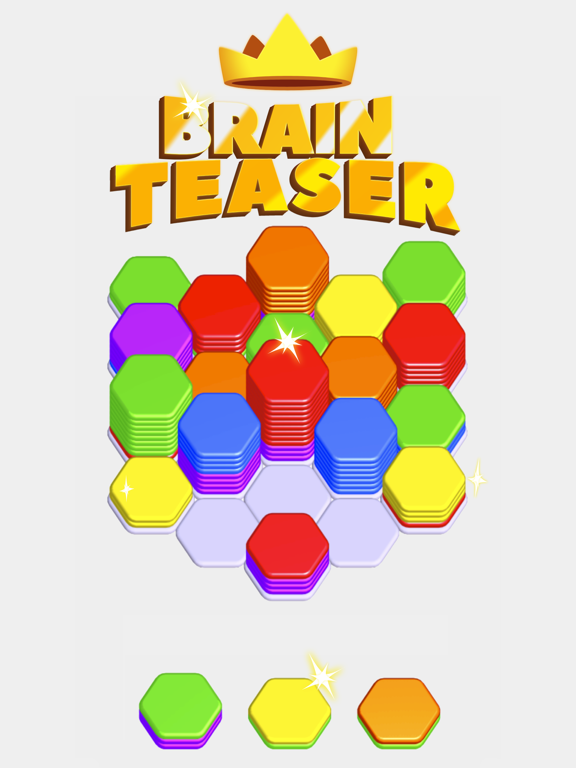 Hexa Sort 3D - Puzzle Master iPad screenshot 1 - Music app