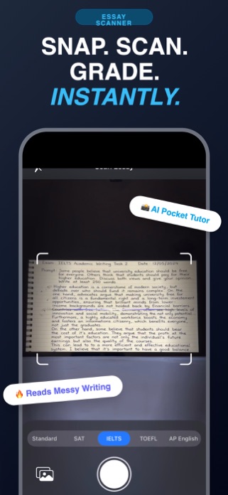 AI Essay Grader & Paper Scan Screenshot 1 of 5