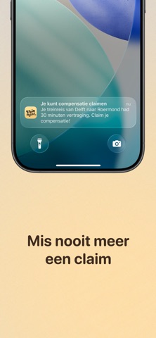 Treinmaat: Geld bij vertraging iPhone screenshot 2