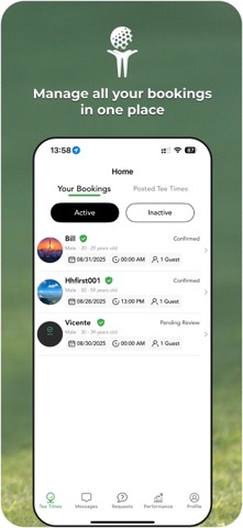 TTSharegolf: Book & Host screenshot