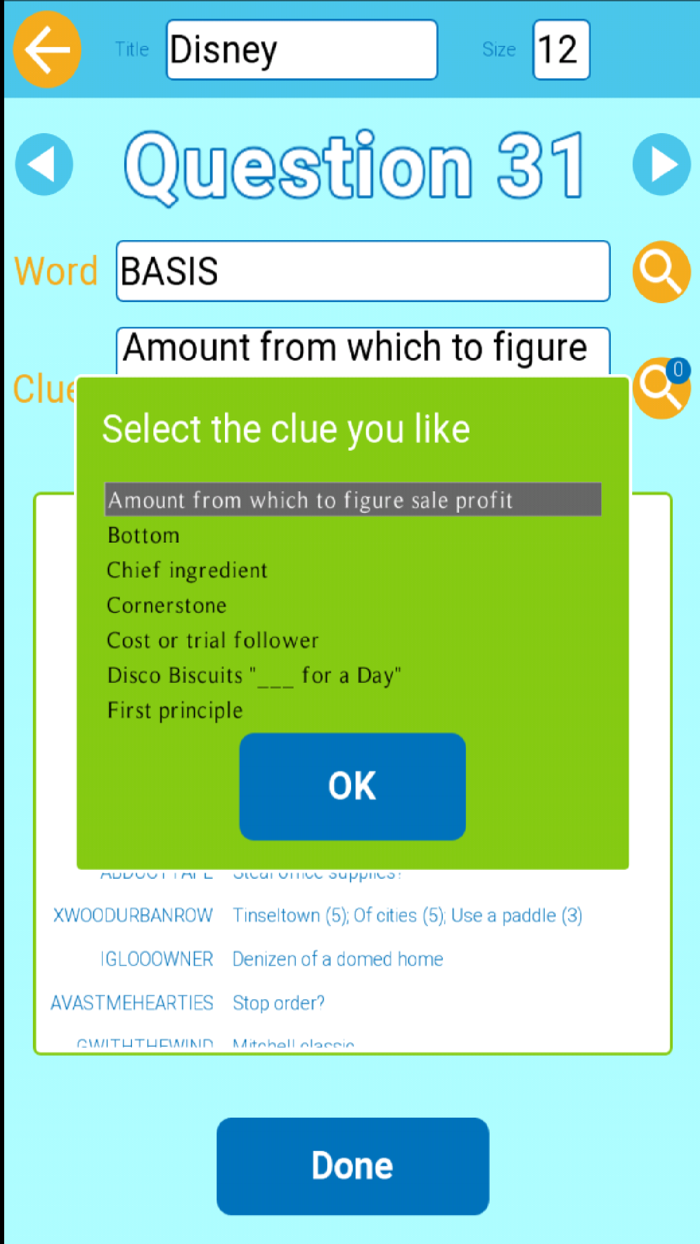 Wordapp  Crossword Maker
