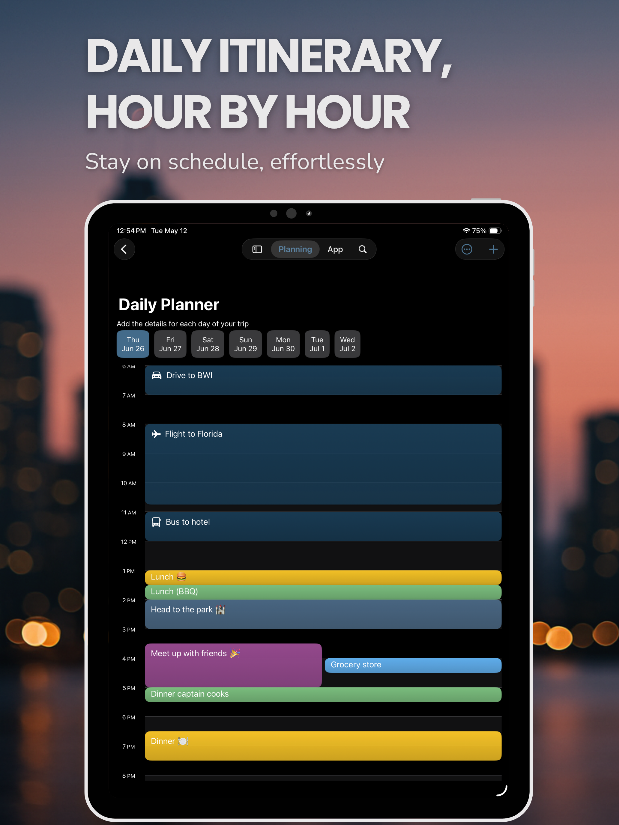 Pocket Trip Planner