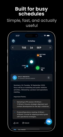 EchoDay: AI Calendar Planner screenshot