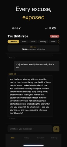 TruthMirror: Self-Reflection Screenshot 2 of 7