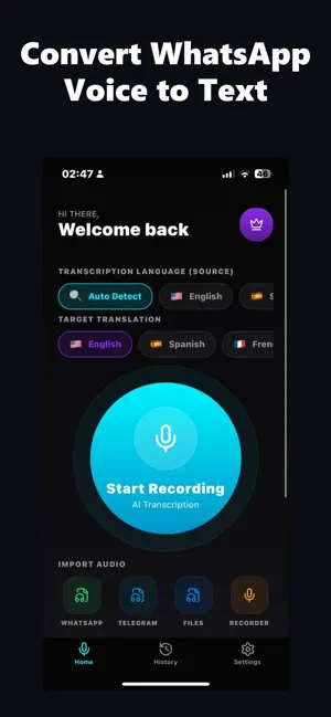 Voice to Text Translator screenshot 1
