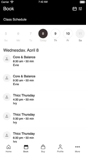 Demi Pointe Pilates screenshot 2