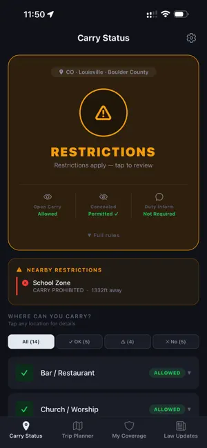 Carry Wise screenshot 1