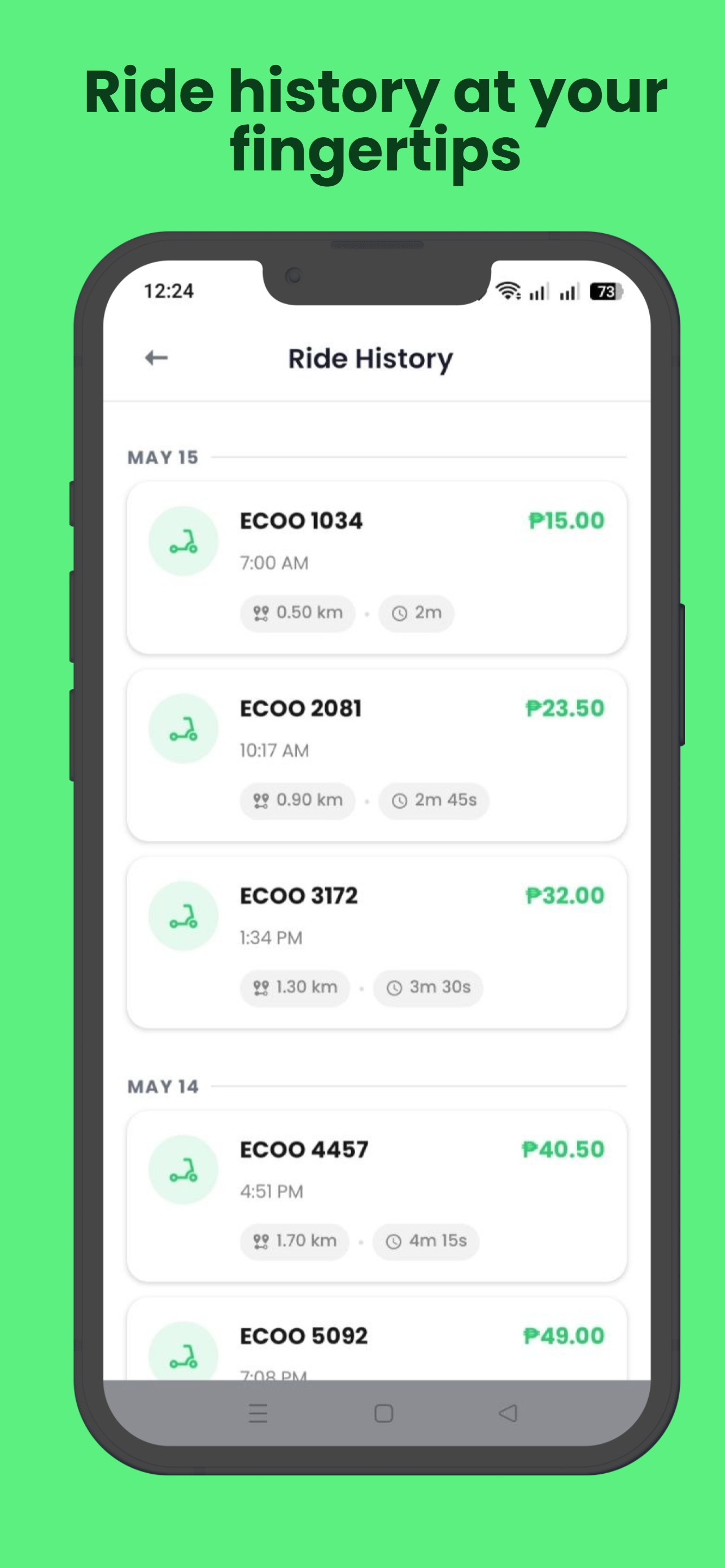 Ecoo Ride PH screenshot 6
