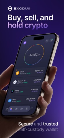 Exodus: Crypto Bitcoin Walletのおすすめ画像1
