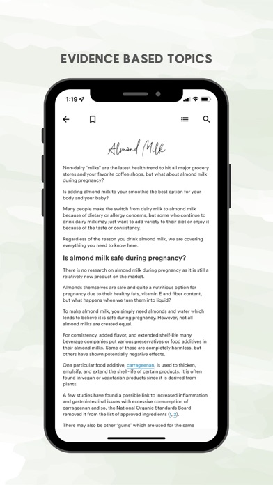 The Prenatal Nutrition Library Screenshot